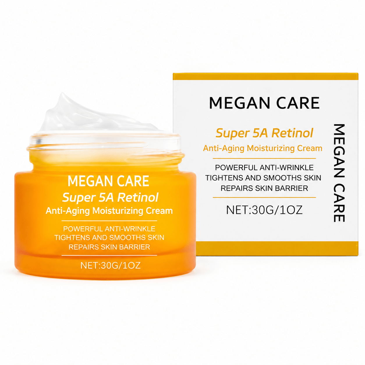 Retinol Moisturizing Facial Cream - Megan Care